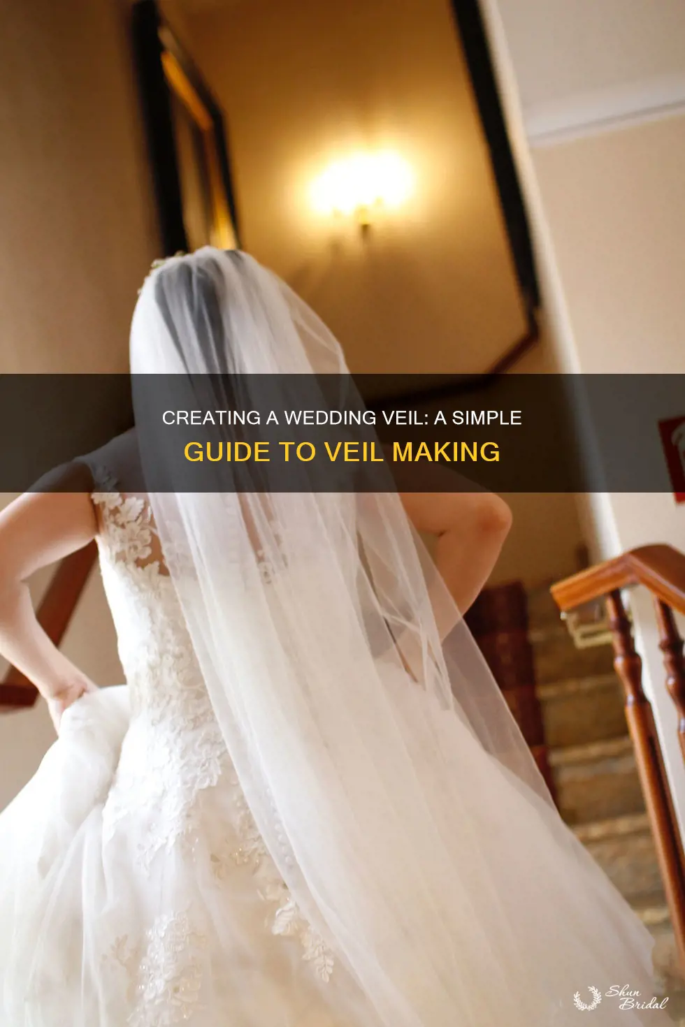 how to make a 1 tier wedding veil