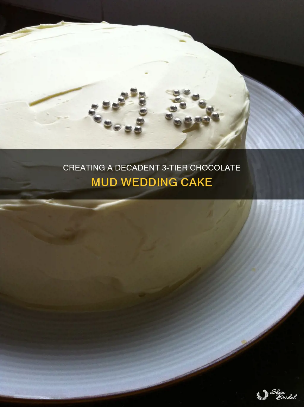 how to make a 3 tier chocolate mud wedding cake