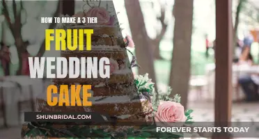 Creating a Fruitful Wedding Cake: 3 Tiers of Bliss