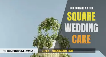 Creating a Delicious 4-Tier Square Wedding Cake