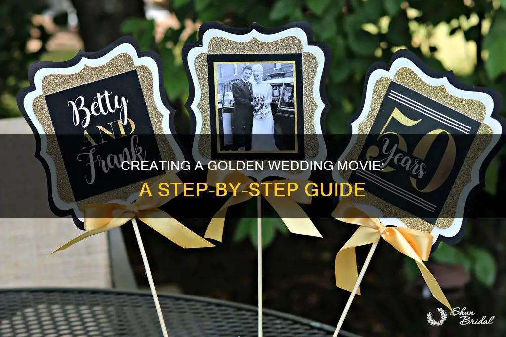 how to make a 50th wedding anniversary movie