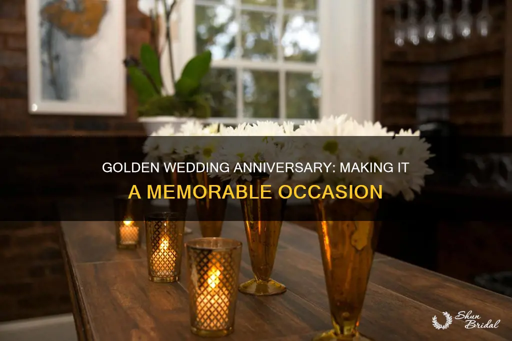 how to make a 50th wedding anniversary special