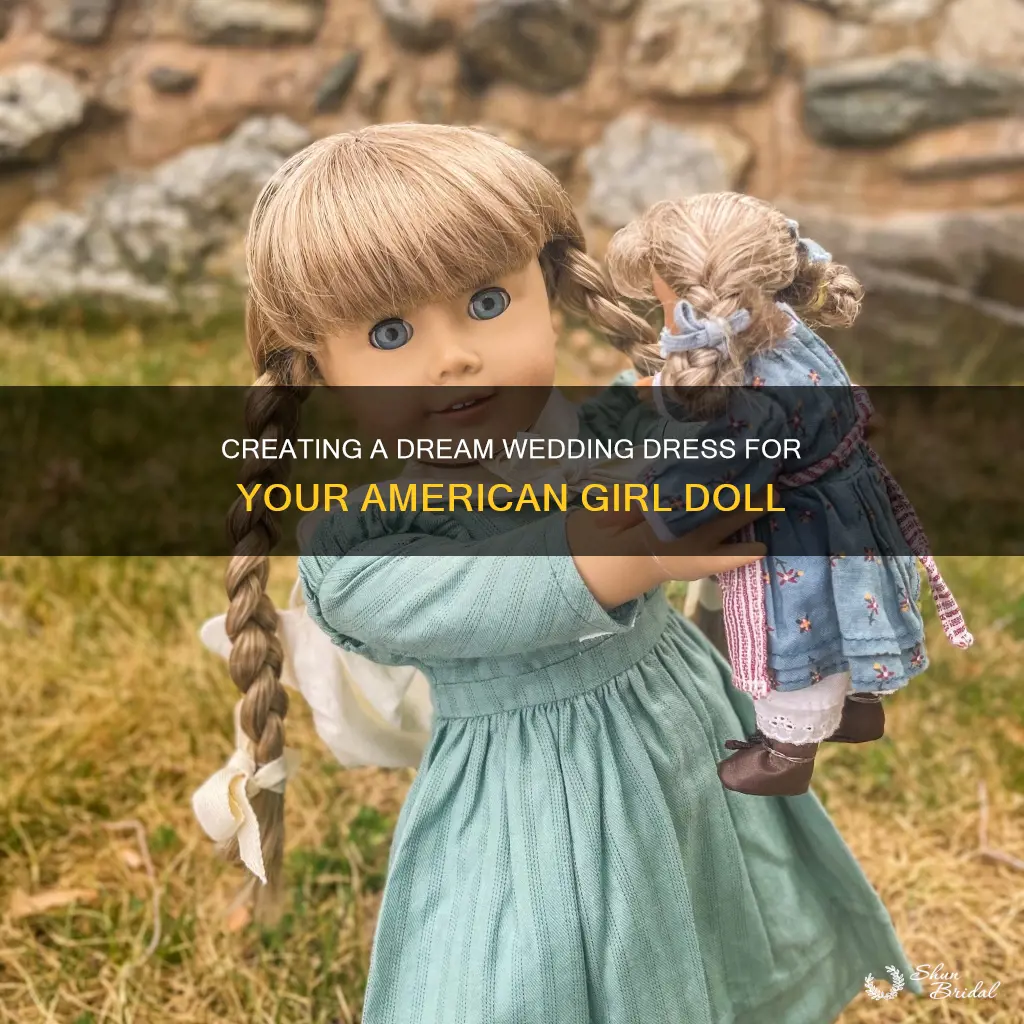 how to make a american girl doll wedding dress