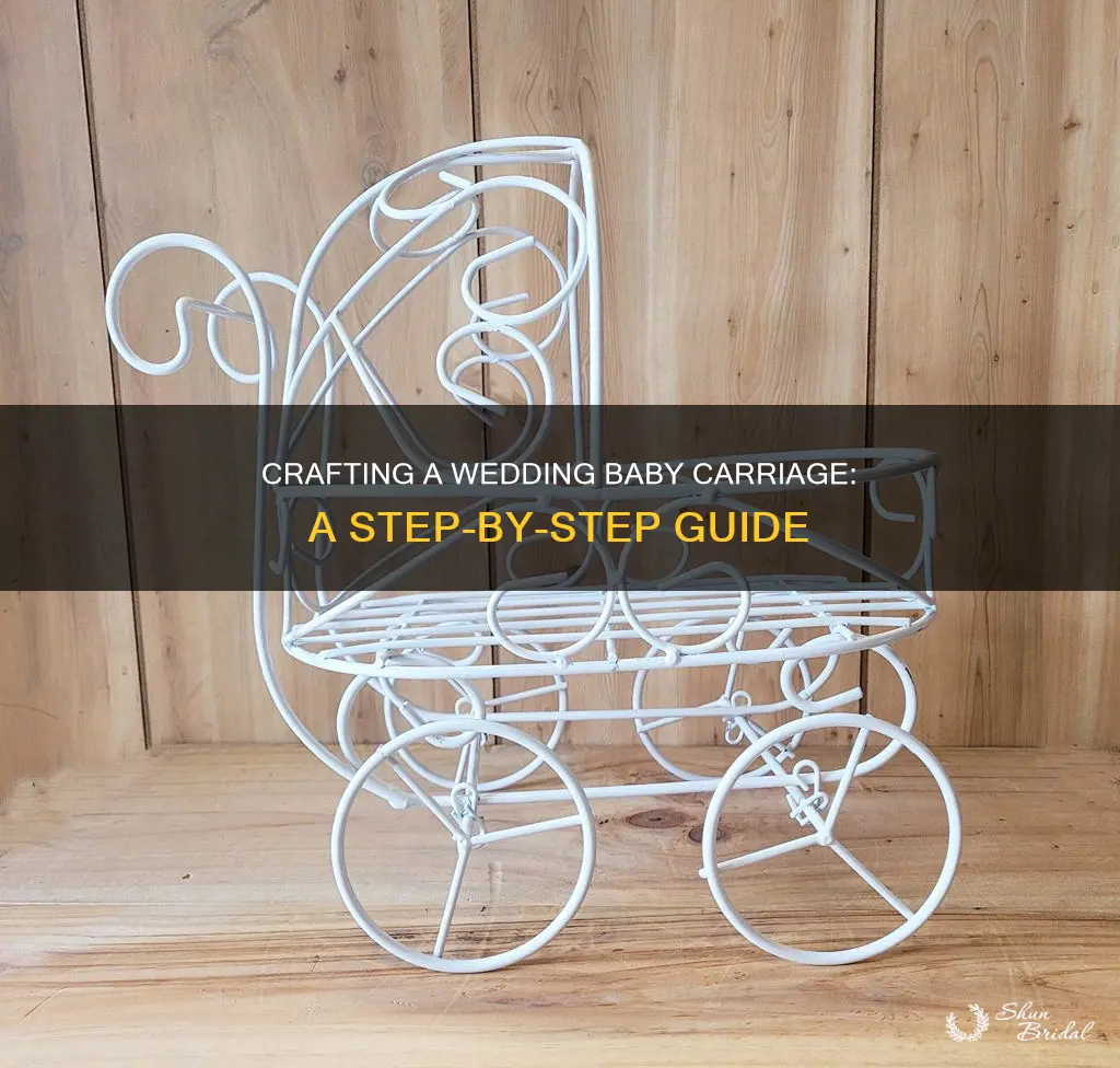 how to make a baby carriage for a wedding