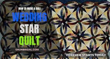 Creating a Bali Wedding Star Quilt: Step-by-Step Guide