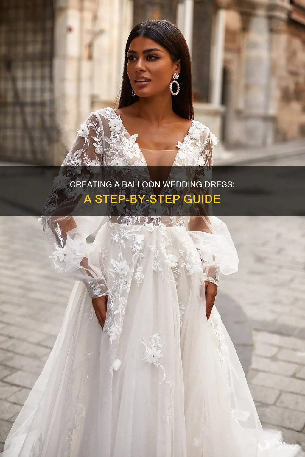 how to make a balloon wedding dress
