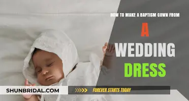 Transforming Wedding Dresses into Baptism Gowns