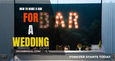 Creating a Wedding Bar: A Step-by-Step Guide