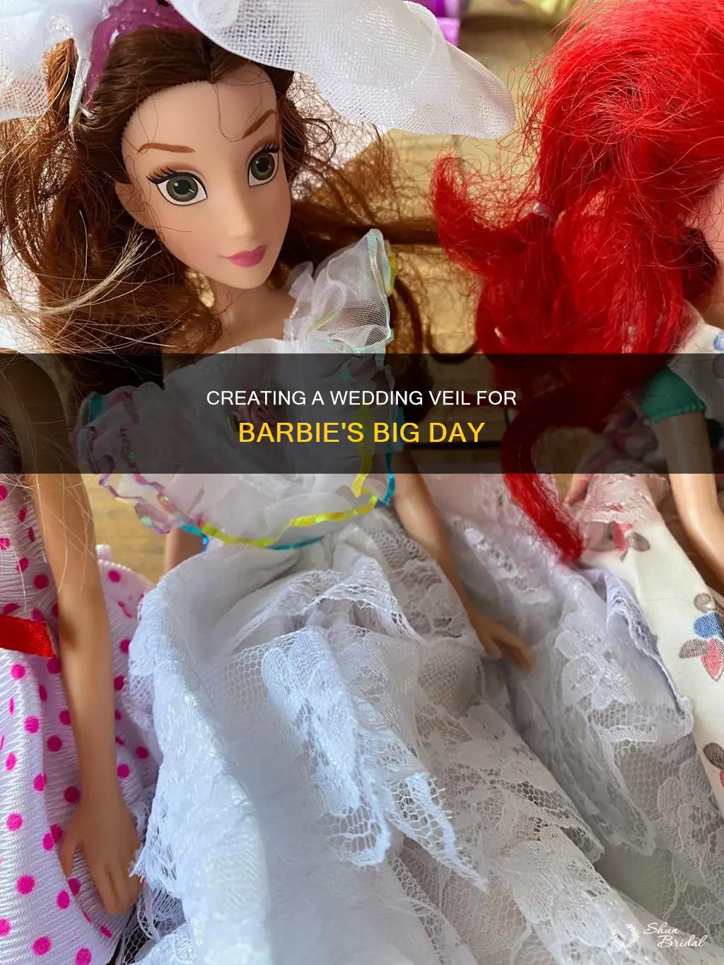 how to make a barbie doll wedding veil