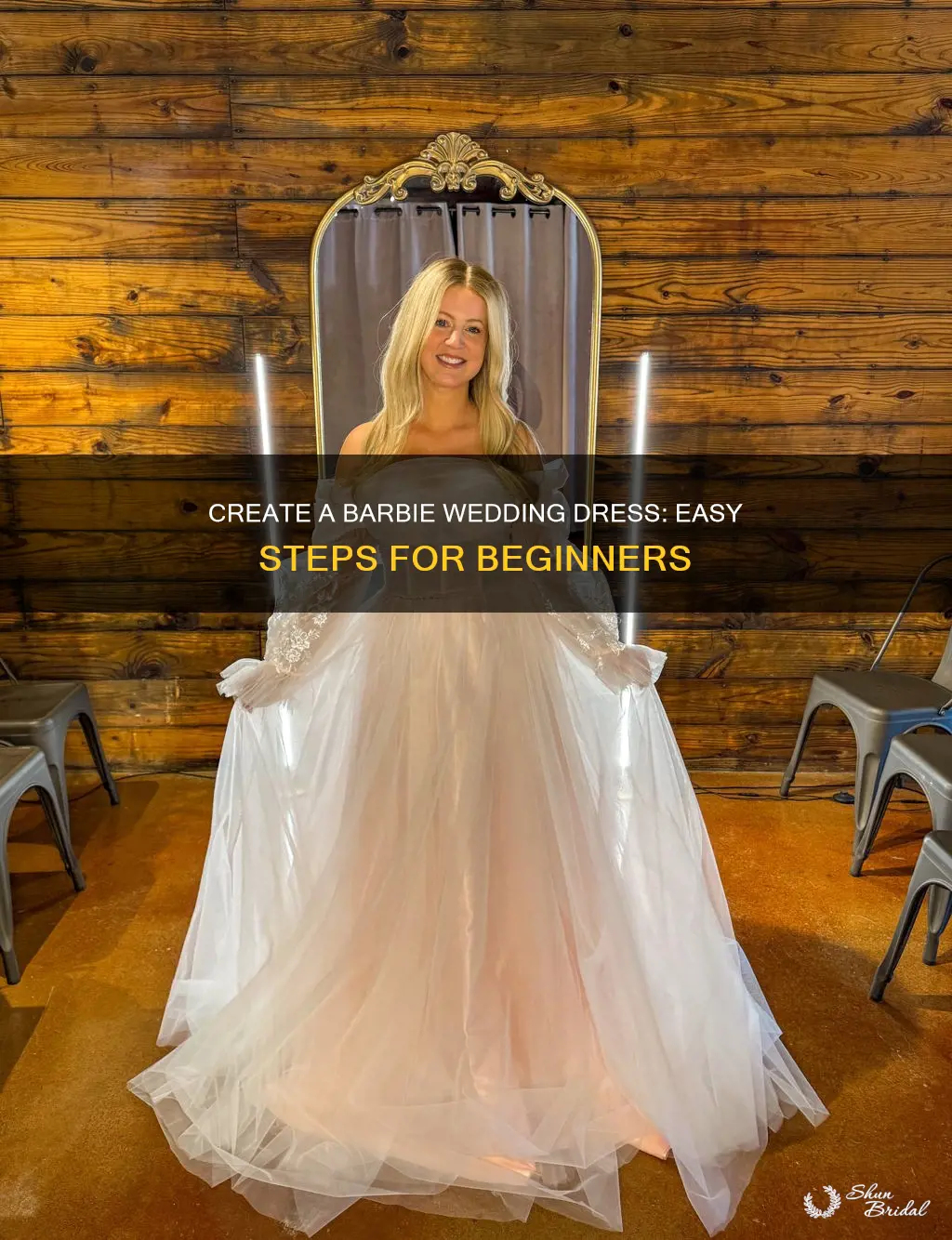 how to make a barbie wedding dress easy