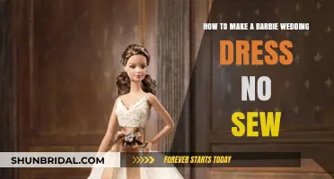 Creating a Barbie Wedding Dress: No Sewing Required!