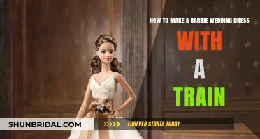 Designing Barbie's Dream Wedding Dress with a Train