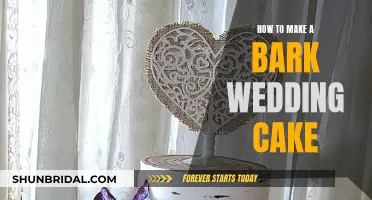 Creating a Delicious Bark Wedding Cake