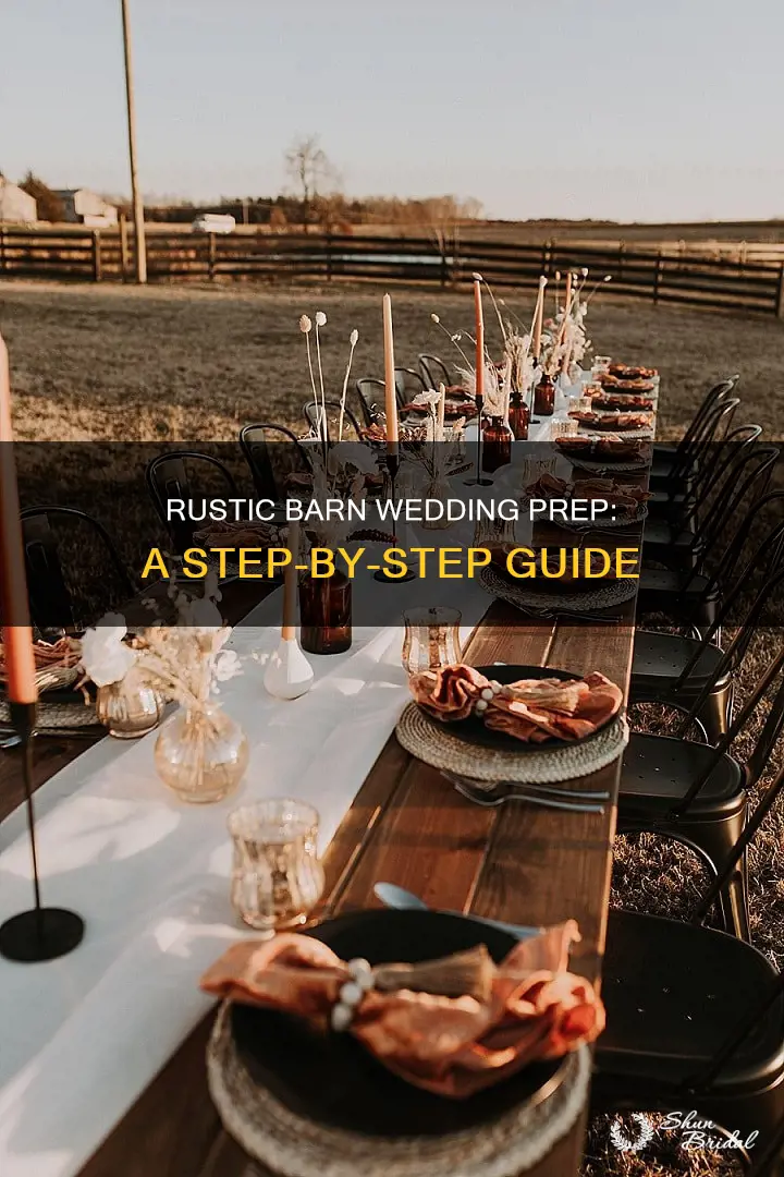 how to make a barn wedding ready