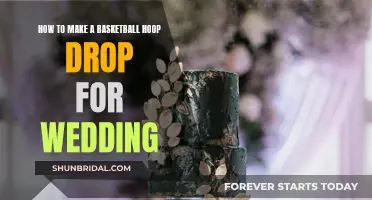 Making a Basketball Hoop Drop for Your Wedding