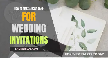 Creating a Wedding Invitation Belly Band: A Step-by-Step Guide