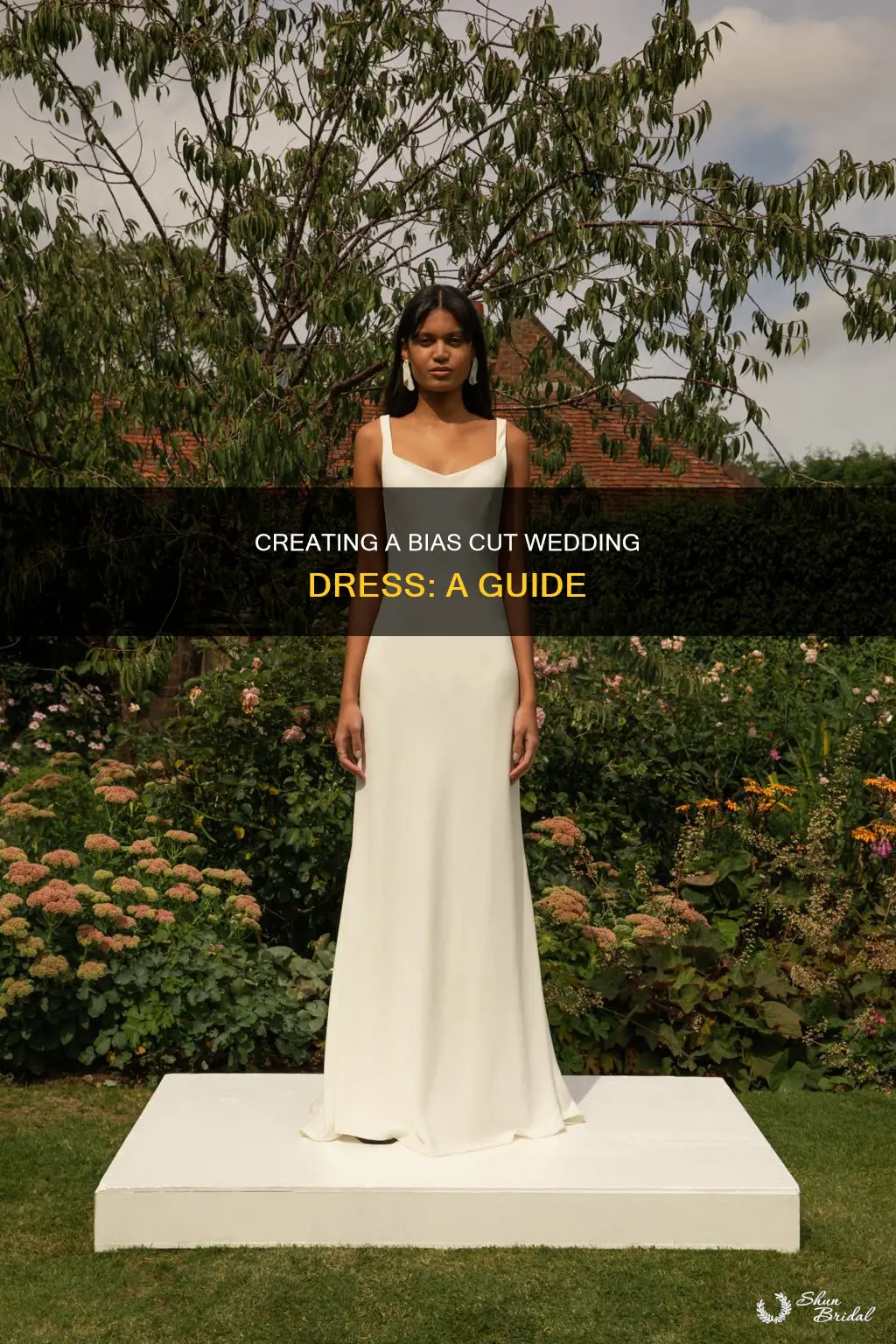 how to make a bias cut wedding dress