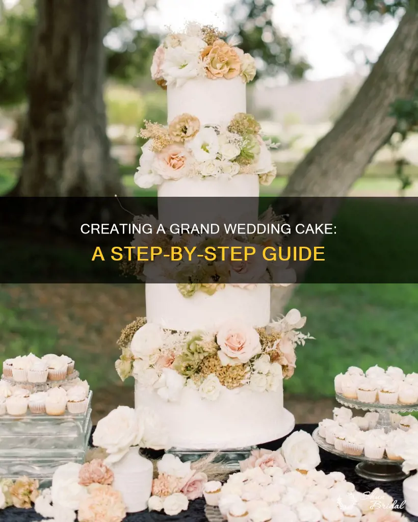 how to make a big wedding cake