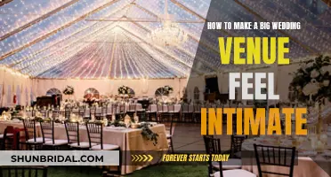 Creating an Intimate Ambience in a Large Wedding Space