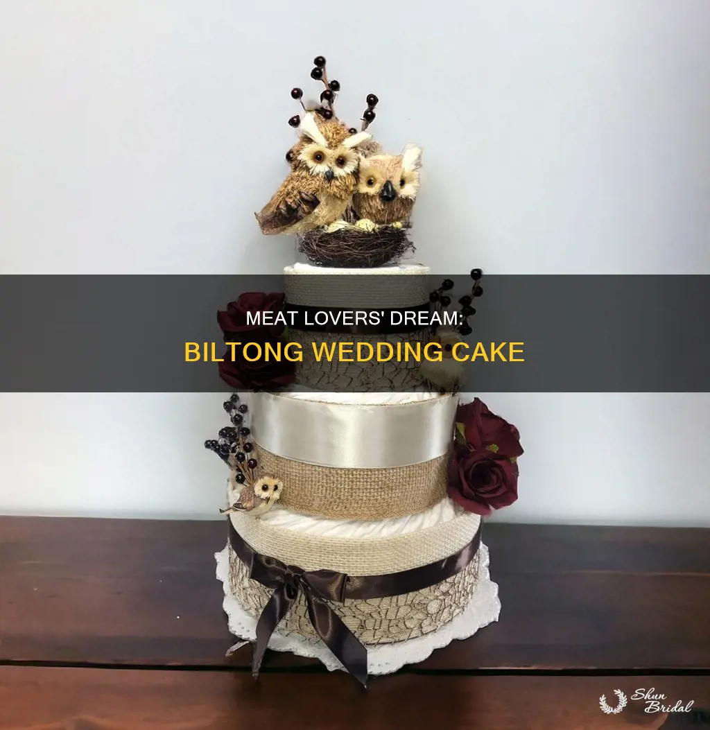 how to make a biltong wedding cake