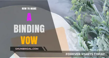 Crafting Eternal Commitments: A Guide to Making a Binding Vow