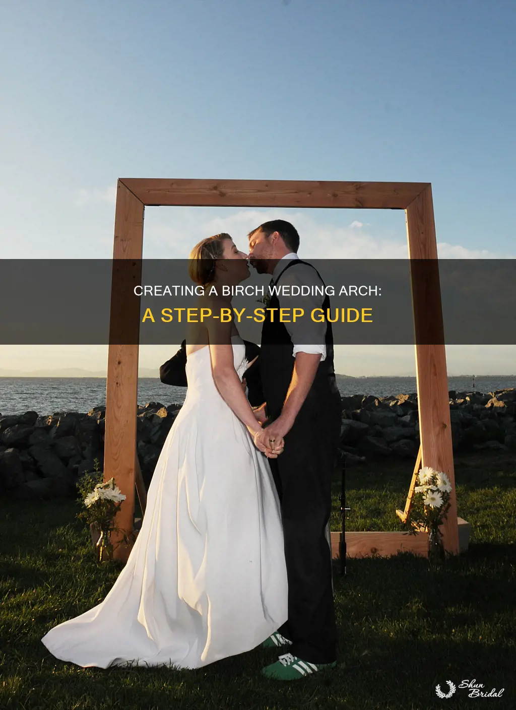 how to make a birch wedding arch