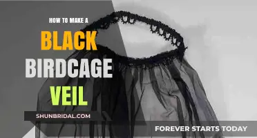 Crafting Elegance: DIY Black Birdcage Veil Tutorial for Beginners
