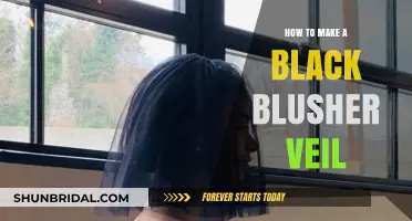 Crafting a Stunning Black Blusher Veil: DIY Tutorial Guide