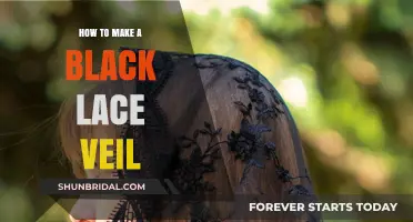 Crafting Elegance: A Step-by-Step Guide to Making a Black Lace Veil