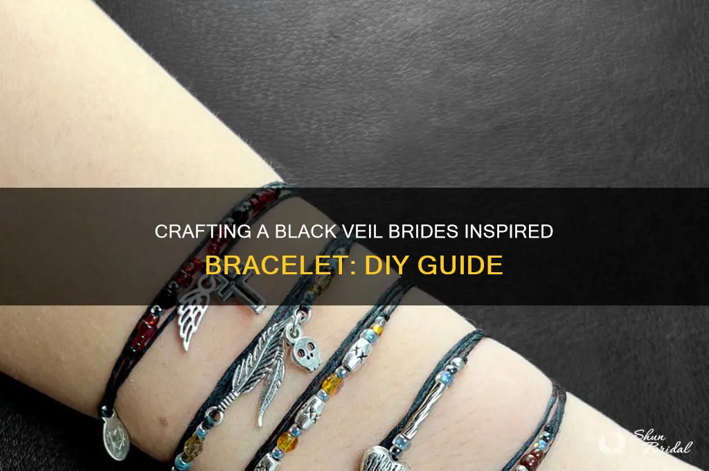 how to make a black veil brides bracelet