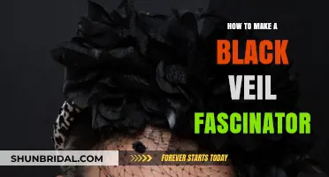 Crafting Elegance: A Step-by-Step Guide to Making a Black Veil Fascinator