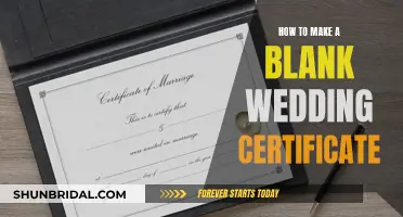 Creating a Blank Wedding Certificate: A Simple Guide