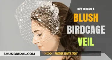 Crafting a Delicate Blush Birdcage Veil: A Step-by-Step DIY Guide