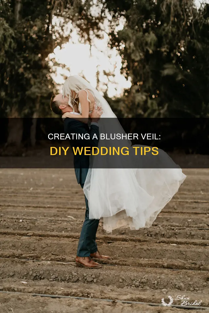 how to make a blusher wedding veil