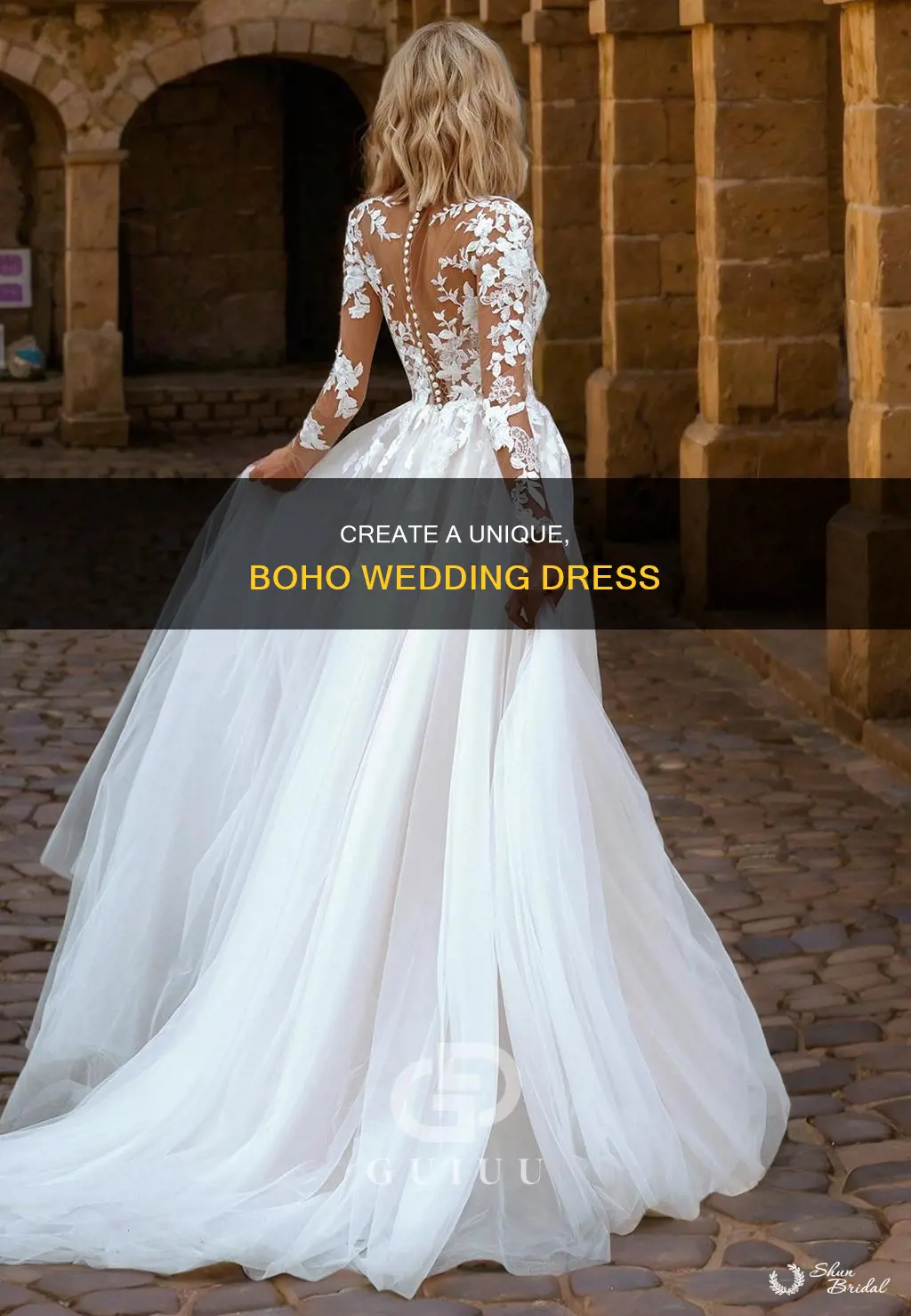 how to make a bohemian wedding dress