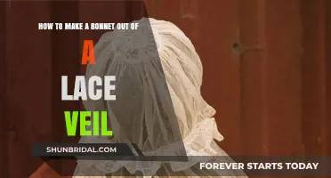 Crafting Elegance: Transforming a Lace Veil into a Chic Bonnet