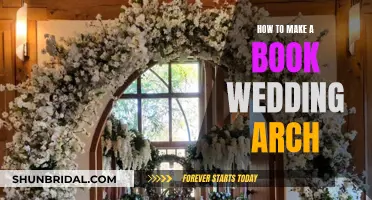 Creating a Wedding Arch Using Books