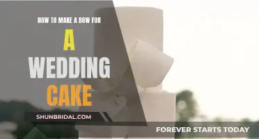 Creating a Wedding Cake Bow: A Step-by-Step Guide