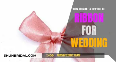 Crafting Wedding Bows: Ribbon Guide for Beginners