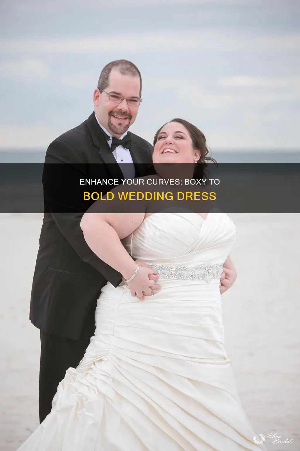 how to make a boxy wedding dress look curvy