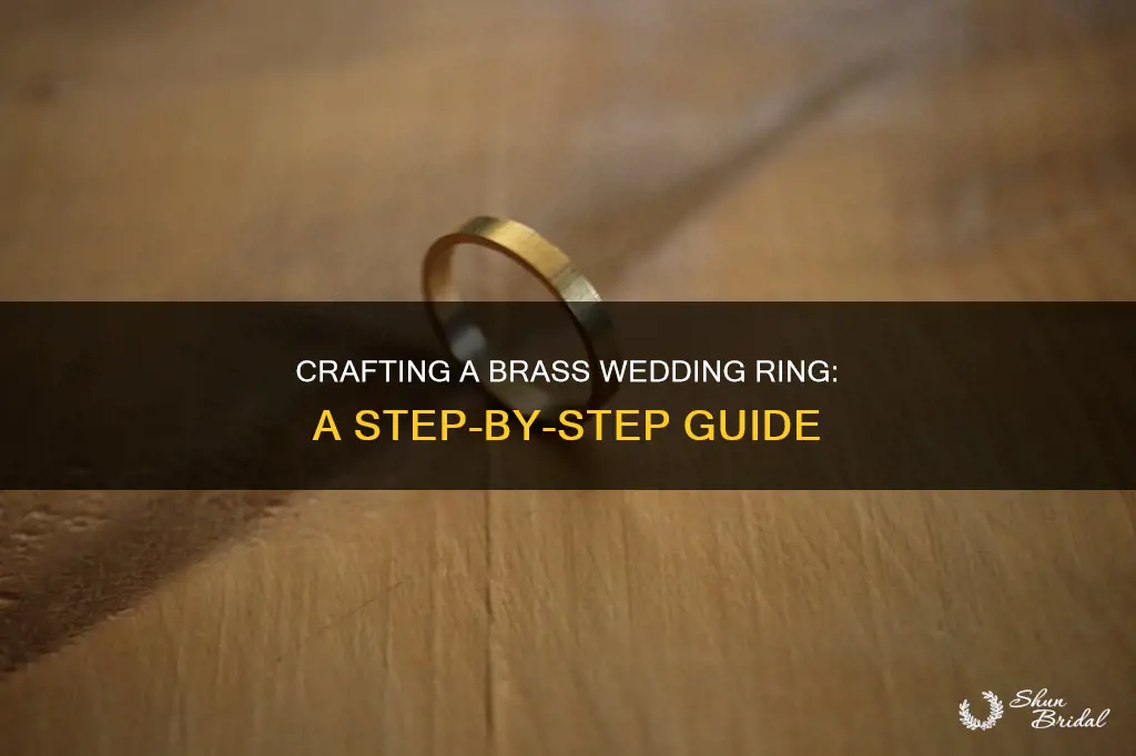 how to make a brass wedding ring