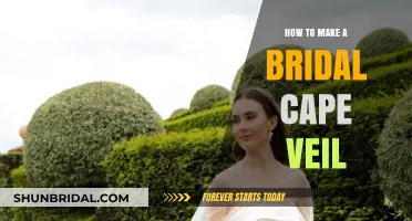 Crafting Elegance: A Step-by-Step Guide to Making a Bridal Cape Veil