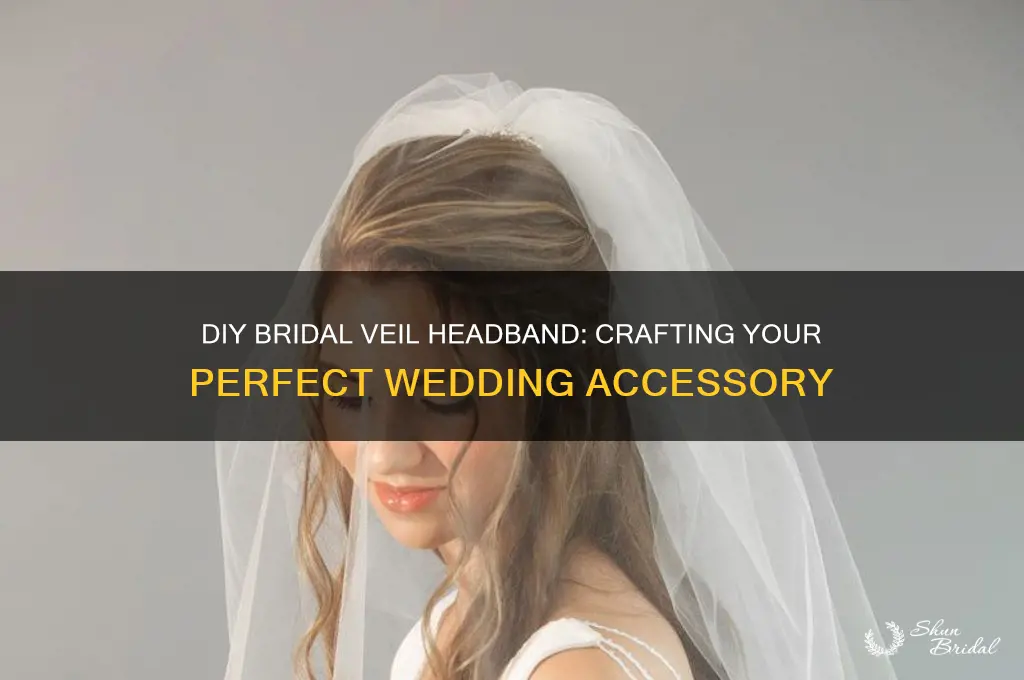 how to make a bridal veil headband