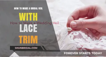 Crafting Elegance: DIY Bridal Veil with Delicate Lace Trim Tutorial