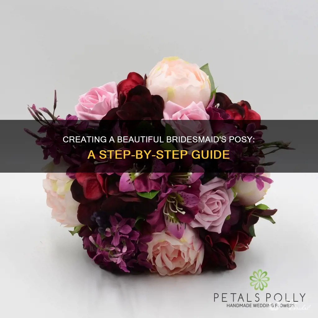 how to make a bridesmaids posy