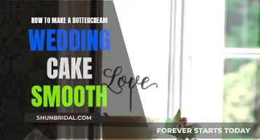 Creating a Smooth Buttercream Wedding Cake: Expert Tips