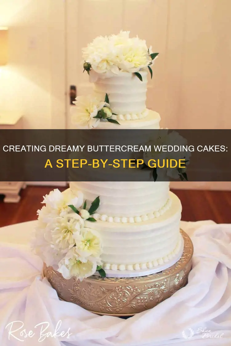 how to make a buttercream wedding cake