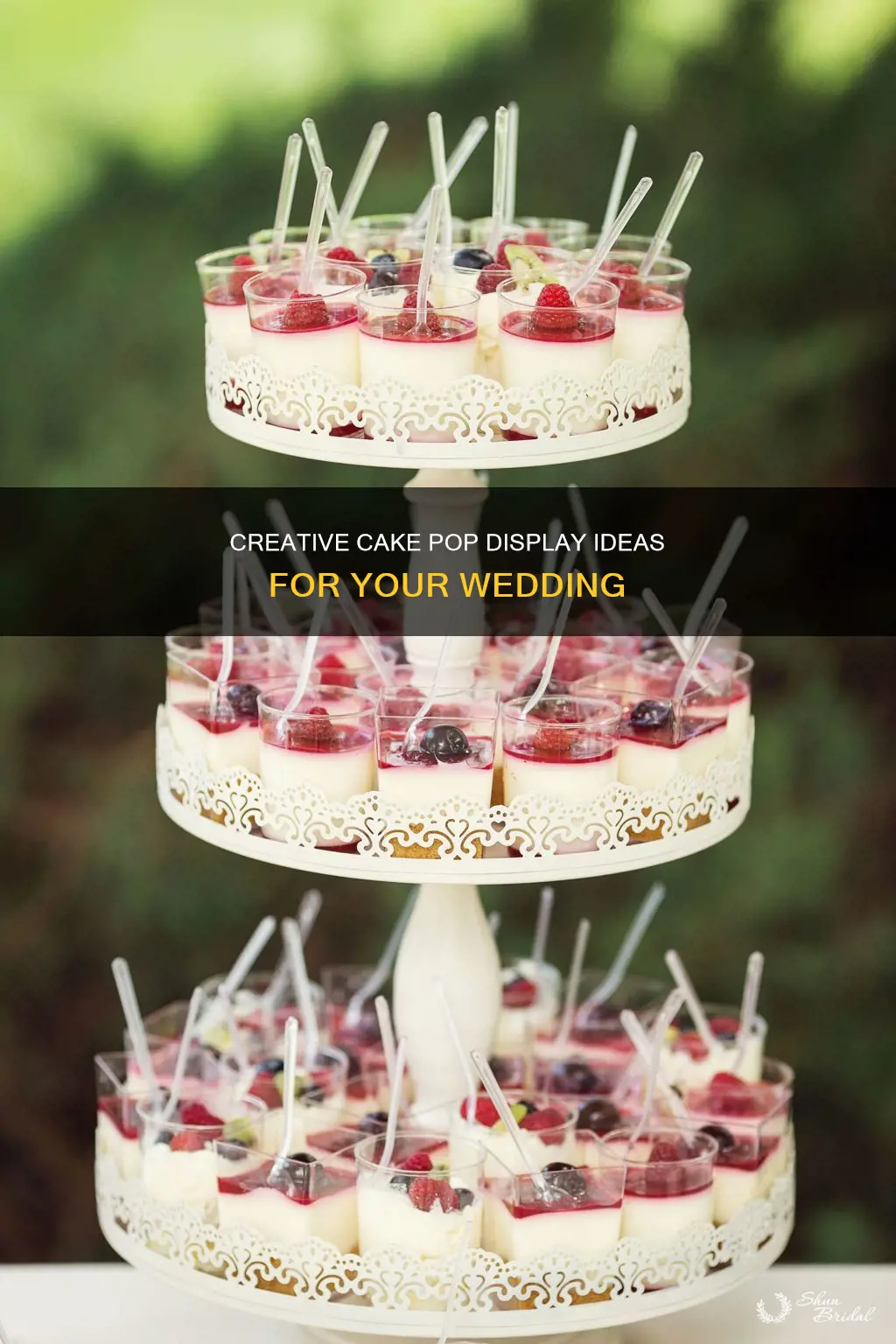 how to make a cake pop display for a wedding