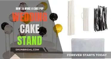 Creating a Cake Pop Wedding Cake Stand