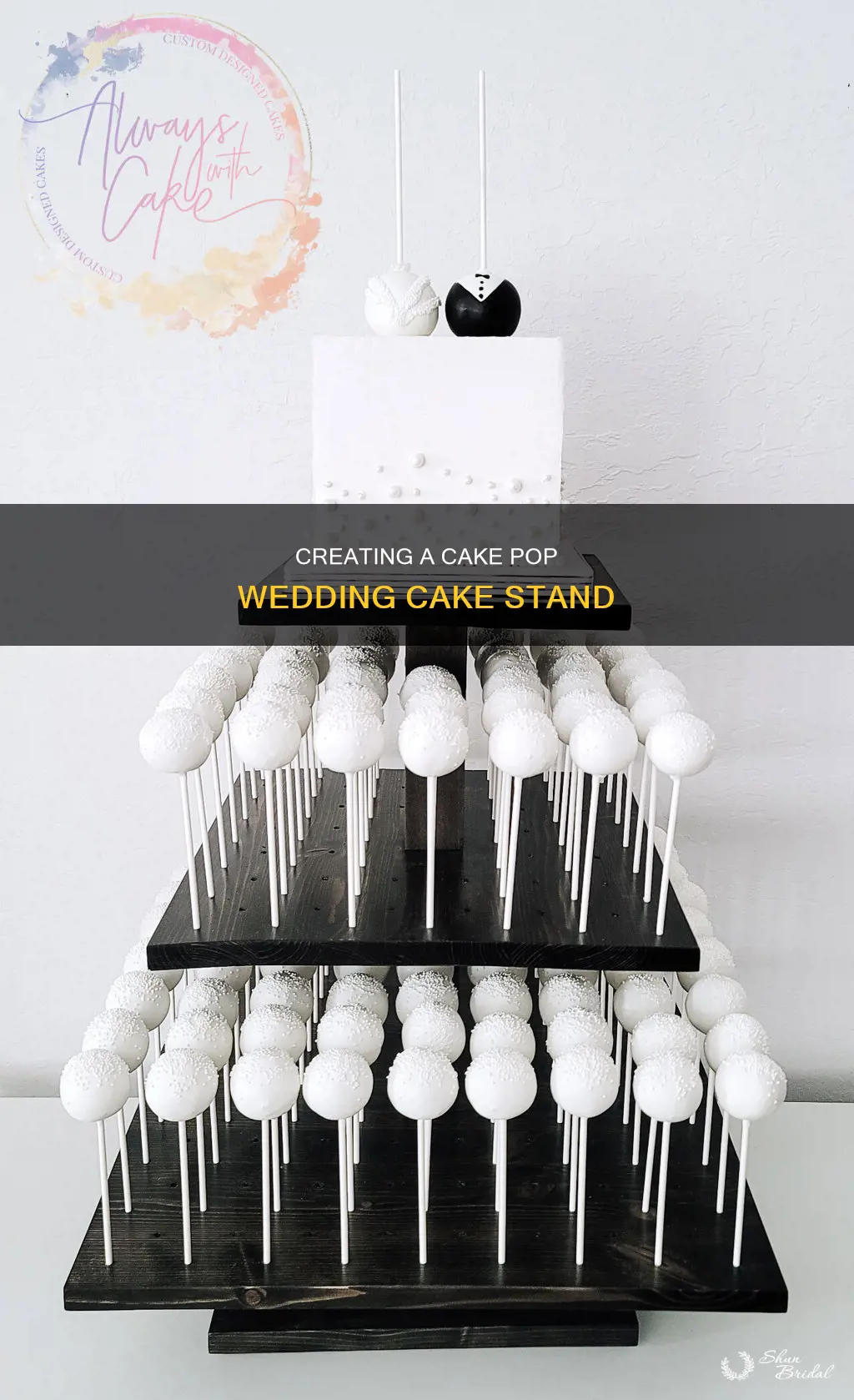 how to make a cake pop wedding cake stand